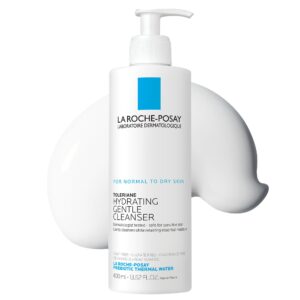 La Roche-Posay Toleriane Hydrating Gentle Face Wash Cleanser for Normal to Dry Sensitive Skin, 13.5 fl. oz.