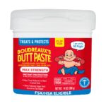 Boudreaux’s Butt Paste Maximum Strength Diaper Rash Cream, Ointment for Baby, 14 oz Flip-Top Jar